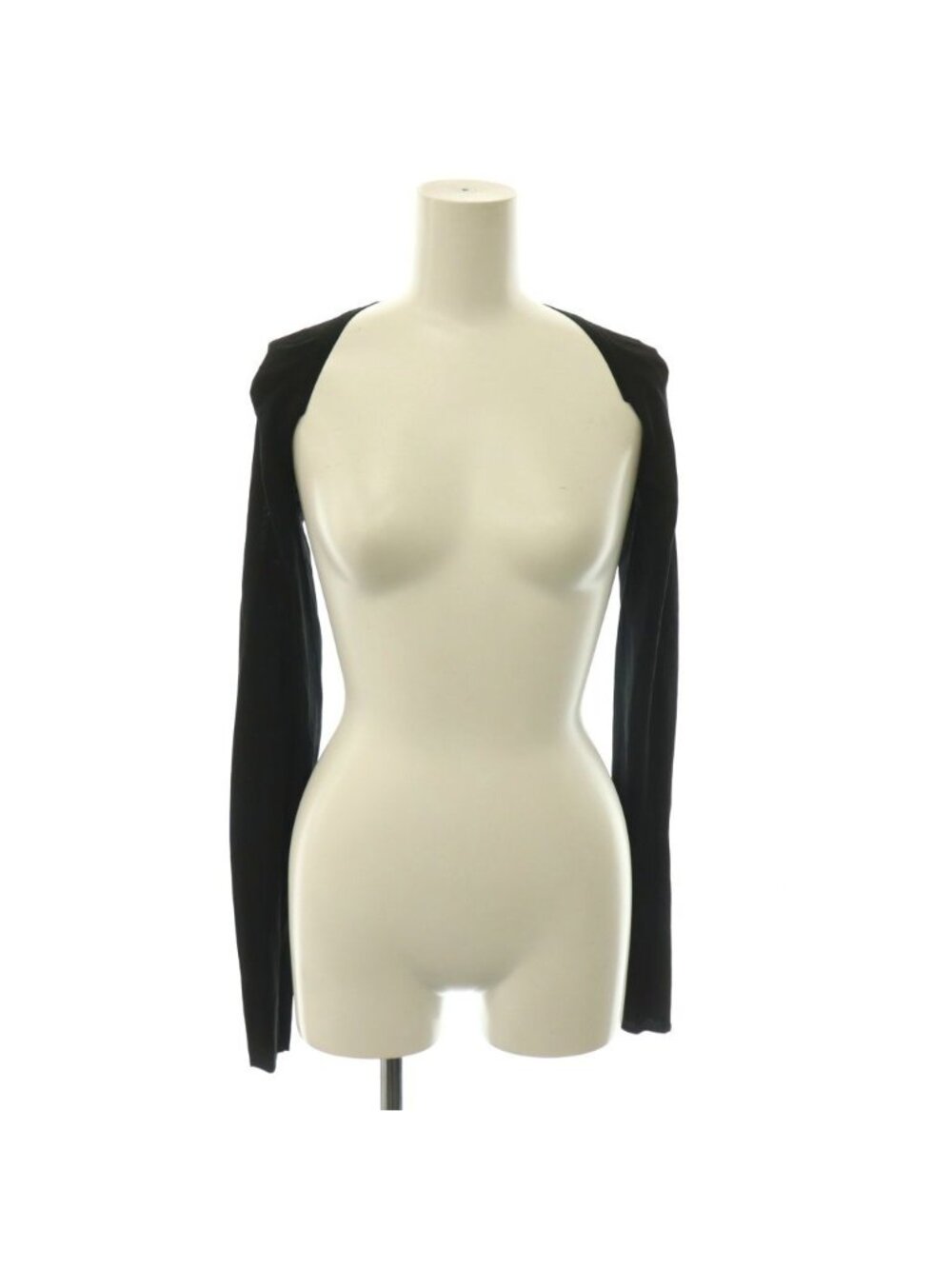 Gucci Bolero Cardigan Knit Short Length Long Sleeve Black S